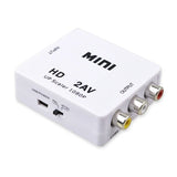 HDMI-compatible TO AV RCA CVSB L/R Video 1080P Scaler Adapter Converter Box