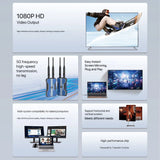 500m Wireless Transmission HDMI Extender Video Transmitter and Receiver Support Battery Game Camera Live Streaming To TV Monitor