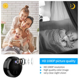 Mini 1080P HD WiFi Camera Wireless Surveillance Night Vision Remote Smart Home Video Recorder for Indoor Outdoor Security 2026