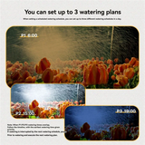 2 Outlet Water Timer Sprinkler Timer IP55 Waterproof Irrigation Controller With LCD Display For 2 Separate Watering Zone