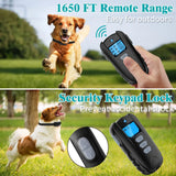 Dog Training Collar with Remote, Waterproof Dog Collar with Beep Vibration Shock, Adjustable 0 to 99 Shock Vibration Levels Dog