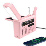 Multifunctional Solar Hand Crank Radio Portable AM/FM/NOAA Radio Bluetooth Speaker With LED Reading Lamp For Outdoor