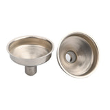 100pcs Stainless Steel Mini Hip Flask Funnel Wine Pot Filler for Flasks Bottles