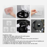 Single Roll Jumbo Tissue Dispenser Large Capacity Jumbo Toilet Paper Dispenser Punch  Wall Mount for Toilets for Bathrooms