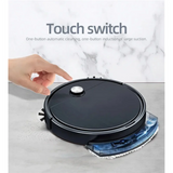 Ideal For Daily Cleaning Solution Intelligent Sweeping Robot With Water Tank Low Noise Anti-Tangle