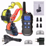 H883 Remote Walkie Talkie Dog Training Collar, Rechargeable, Shock, Vibration Beep Light  For 1/2/3 Dogs