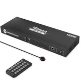 TESmart 16 Port HDMI Switch 4K UHD 3840x2160@60Hz With RS232 LAN Port Support HDCP 2.2 EDID 16x1 Video Switcher Box