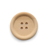 500pcs Round Wood Buttons Natural Wooden Buttons for Sewing Crafts