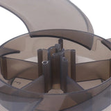 16 Inch Household Fan Blade Five Leaves With Nut Cover For Pedestal Table Floor Fan Blade Gray Fan Blade Accessories