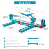 Manual tile cutter, ceramic tile push knife 800 high precision laser floor tile cutter