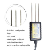 Professional RS485 MODBUS LORA LORAWAN 915MHZ 868MHZ 7 IN 1 SOIL MOISTURE TEMPERATURE EC SALINITY NPK SENSOR