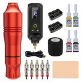 Wireless Tattoo Guns Full Kit Professional Permanent Makeup Devices Battery Tattoos Machine Set Portable Tattoos Machines Kits
