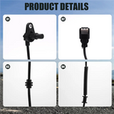 2X Car Front ABS Wheel Speed Sensor 4892009100 For Ssangyong Rexton Kyron