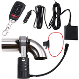 Exhaust Valve Muffler Cutout Kit Electric Exhaust Cutout Pipe Valve Set Wireless Remote Control Valve System 51mm