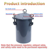 4L/5L Glue Carbon Steel Pressure Tank Pressure Bucket Dispensing Machine Glue Dispensing Pressure Tank Carbon Steel Barrel