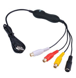 EZCAP159 USB Audio Video Capture Card CVBS RCA AV S-video Video Recording Box for Windows Win10 64bit Mac OS 10.14 or Later PC