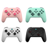 Z02 Gamepad For Bluetooth Hall Joystick Somatosensory Continuous Hair Vibration For Android IOS Switch Gamepad Accessories Pink