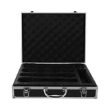 Microphone Case Studio with Sponge Lining Impact Resistant Instrument Box Singing Professional Hard Shell Mic Case for 4/8 Mics