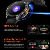 3ATM Waterproof GPS Sports Smartwatch With LED Lighting 4GB Memory MP3&MP4 Photo Album Video Recorder Dynamic Dial Offline Map