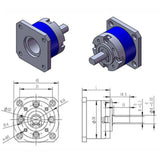 42 Stepper Motor Reducer Precision Planetary Gear Motor 36MM Forward And Reverse Low Carbon Alloy Steel High Torque Gear Motor