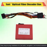 Exclusive Car Auxiliary Input Aux Optical Fiber Decoder Box Amplifier Decoding Adapter For Benz ML GL R CLS 2004-2015