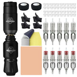 Professional Tattoo Machine Full Kit Portable Tattoos Machines Set Wireless Tattoos Equipment Women's Permanent Makeup Devices
