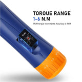 Professional Preset Torque Screwdriver 1-6 Nm 1/4'' Drive Precision Adjustable Torque Wrench Tools Set for Bike Repairing