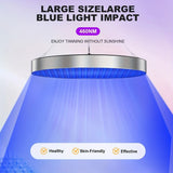 Circular Red Light Therapy Lamps Panel Beauty Rejuvenation Skincare Beauty Instrument Brightening Firm Skin Home Portable Device