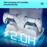 Thermal Charging Dock For PS5/Slim/PRO Console Universal Multi-Function Charging Dock For PS5 RGB Lighting Stand