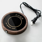 220V Cup Heater Mug Warmer Electric Hot Plate 55°C Cup Heaters Warmer Coaster Coffee Milk Tea Heating Pad 19W For Friends Gift