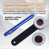 Maddox Phoria Rotating Prism Strabismus Stereoscopic Eye Position Measure Tool Tester Portable Recessive Strabismus Detector