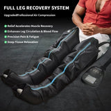 Rechargeable Leg Massager for Circulation and Pain Relief - Cordless Air Compression Boots for Swollen Feet, Restless Legs