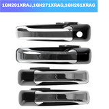 Car Front & Rear Exterior Door Handle Set With Driver Side Hole For Dodge Ram 1GH291XRAJ,1GH271XRAG,1GH261XRAG