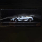 3D Printed Wind Tunnel Display Box with Water Mist & LED Lights Type-C for 1/64 1/43 Scale Model Car