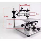 Ranlraka QH1515UB PCB Solder Paste Stencil Printing Machine  Table  Manual SMT  Solder Screen Printer 150x150mm