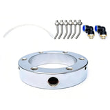 125mm Diameter CNC Water Spray Ring with 6 Adjustable Nozzles Metal Cooling Ring for Stone Engraving Machine Milling Machining C