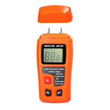 Digital Wood Meter Timber Humidity Tester Content Detector 4 Wood Measurement Modes LCD Display ABS Plastics 10mm Integrated