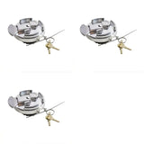 3X Truck Diesel Fuel Cap Locking Fuel Cap For Peterbilt 72-17 11-04859-200 11-04859-100 572.1015