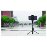 Handheld Selfie Stick Tripod Selfie Stick Adjustable Bluetooth Vlog Portable Black