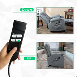 Electric Sofa Remote Replacement, 5 Pin 4 Button Power Recliner Remote Replacement for OKIN LIMOSS Pride Golden Berkline LZB