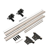 For Track Saw Track Repeatable Cuts Parallel Rail Guide System Aluminium Alloy Circular Saw Track Set Fixed Guide Rail Bracket