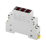 1 PC Electrical Three Phase Voltage Meters Measuring AC 80-500V Mini Modular Voltmeter Gauge Digital Indicator