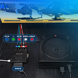 E-Easy To Use-RGBS VGA To YPBPR Component Converter SCART To YPBPR YCBCR For Nintendo 64 PS1 PS2 Dreamcast Retro Game Consoles