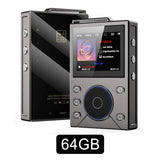 DSD Lossless Player 2.4 Inch LCD Screen Portable Music Player USB-C Charging Walkman Audio Player for Travel Commute Office