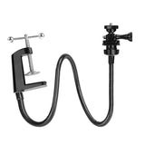 Gooseneck Camera Clamp Rotatable Adjustable Camera Stand Flexible Aluminium Webcam Bracket for Brio 4K C925e C922x