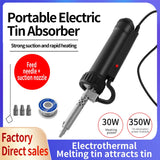 Lightweight 220V30W Electric Vacuum Solder Sucker Soldering Desoldering Suction Pump Iron Gun Electric Tin Soldering Repair Tool