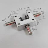 1 Spiral Bevel Gear Small Dual Output Shaft Converter for Precision Mechanical Applications