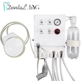 Premium Portable Turbine Unit with Weak Suction Lab Equipment Air Unit with 2 Spare Handpiece Tubes Teeth Whitening