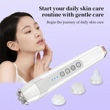 LED Vibrating Cleanser Deep Facial Cleansing Skin Beauty Equipment Electric Cleansers Massager Woman Wash Face Cleaning Tool