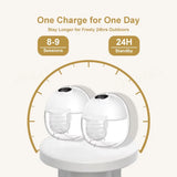 A New Double Breast Pumps 4 Modes 12 Level Portable Hands-Free Silicone Breast Pump S39 Wearables Electric Breast Pumps